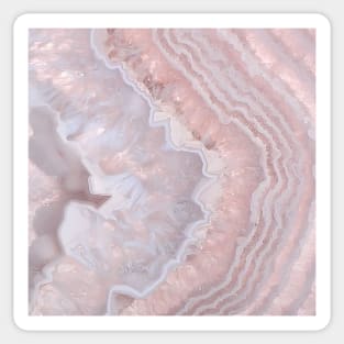 Pink quartz throw texture Sticker